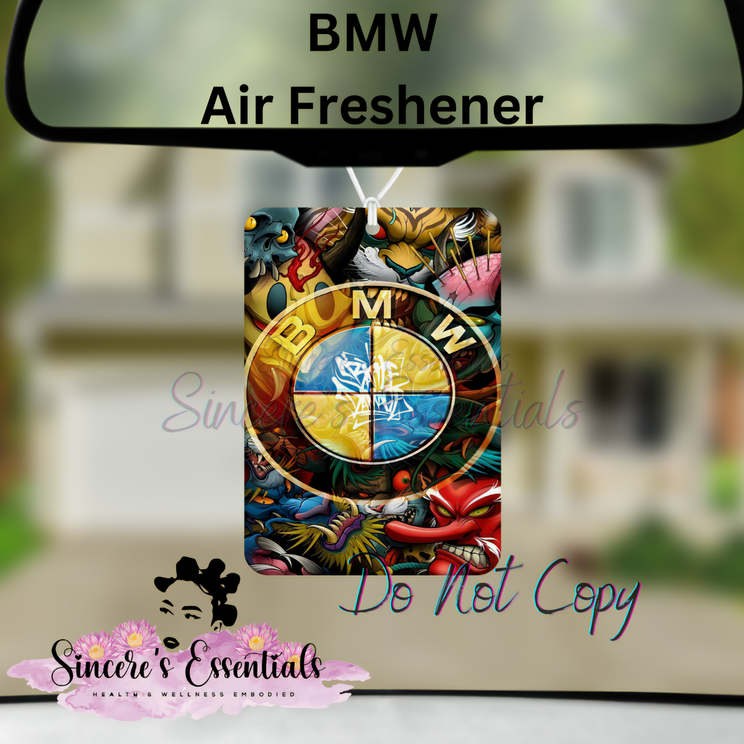 Custom Car Air Freshener! BMW-Asian Inspired-Design