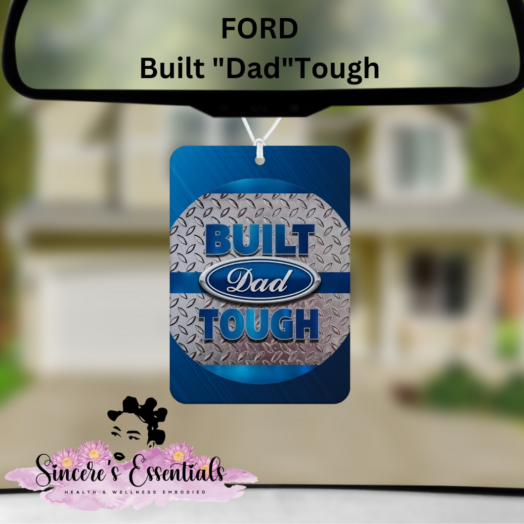 Custom Car Air Freshener! FORD-Colbalt Blue Steel- Built 