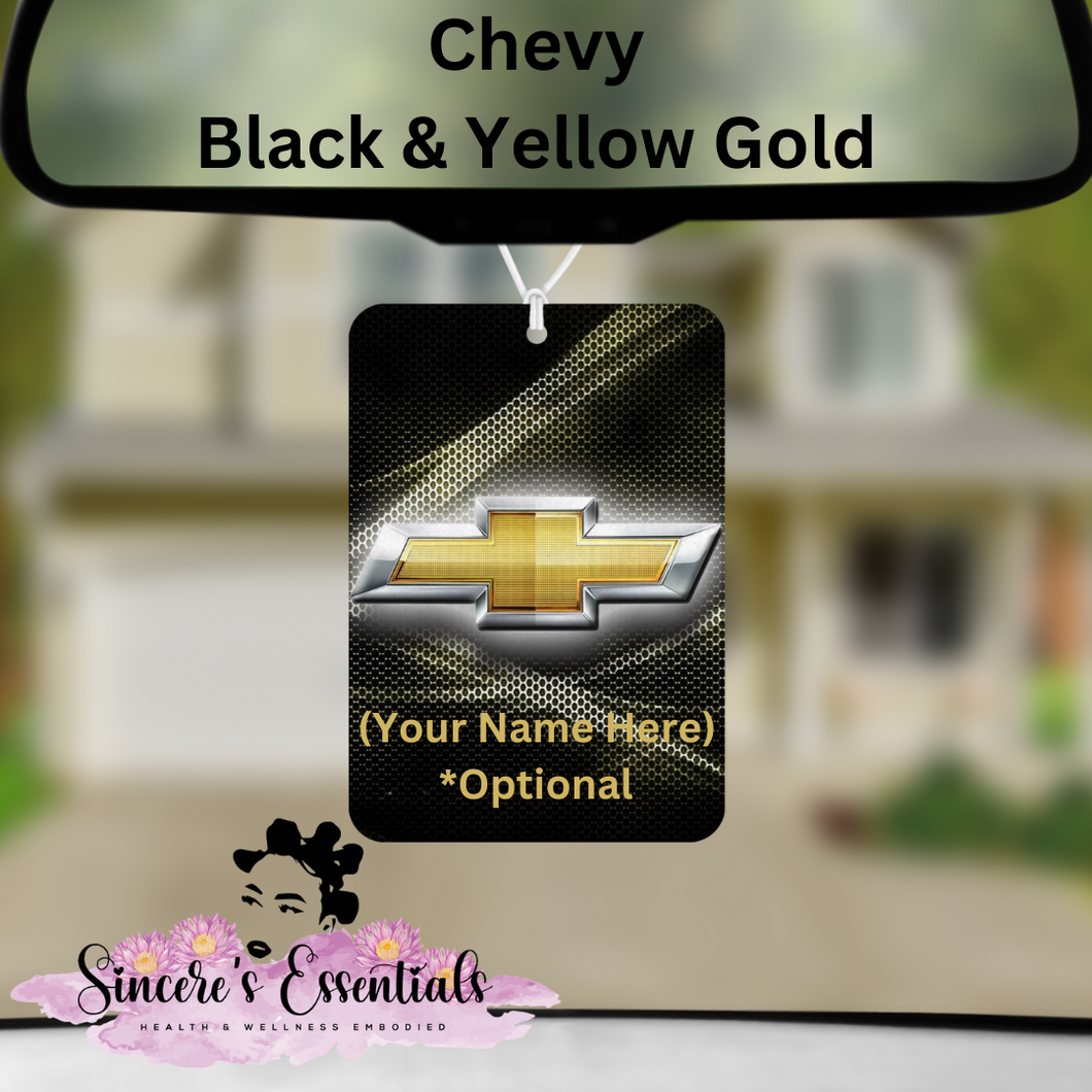 Custom Car Air Freshener! Chevy- 