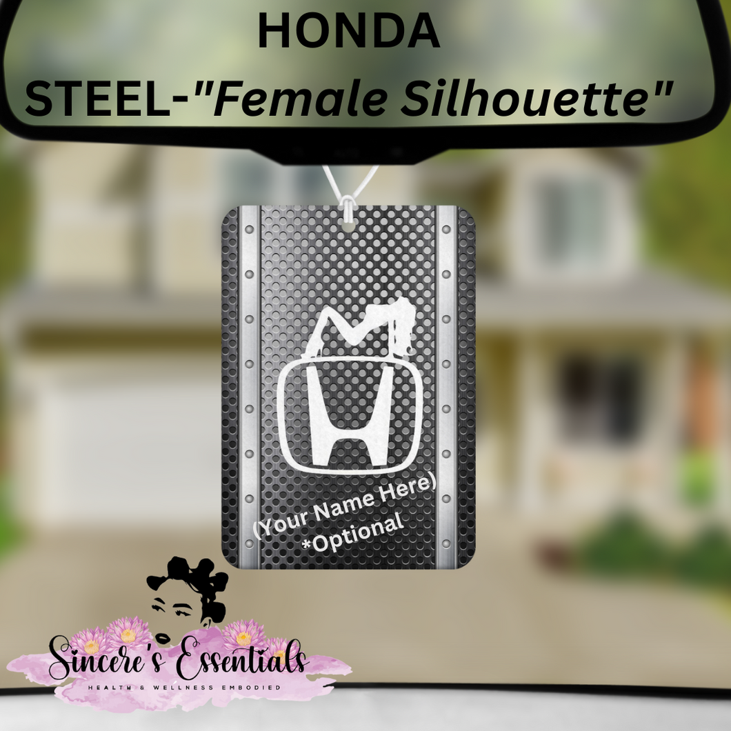 Custom Car Air Freshener! HONDA- STEEL-