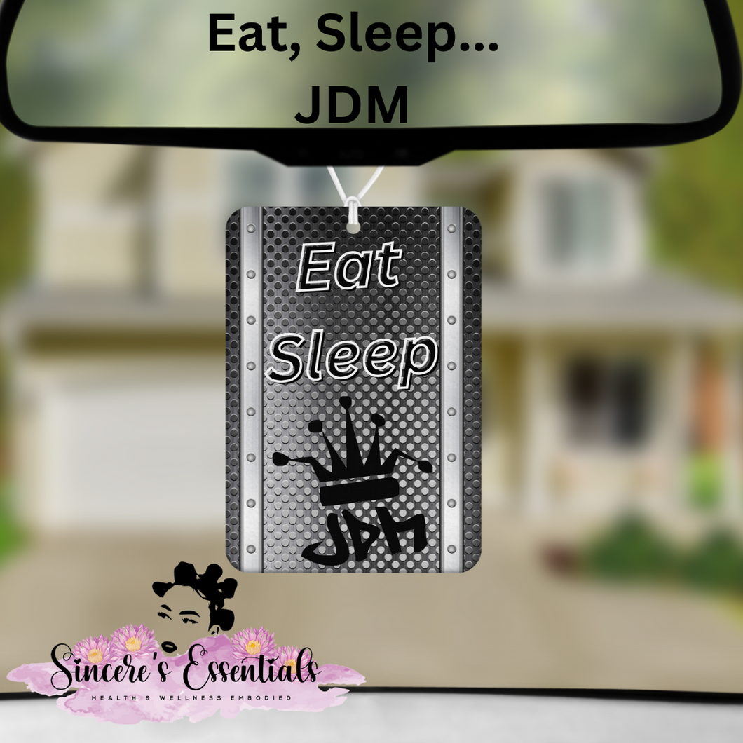 Custom Car Air Freshener! STEEL-Eat, Sleep... 