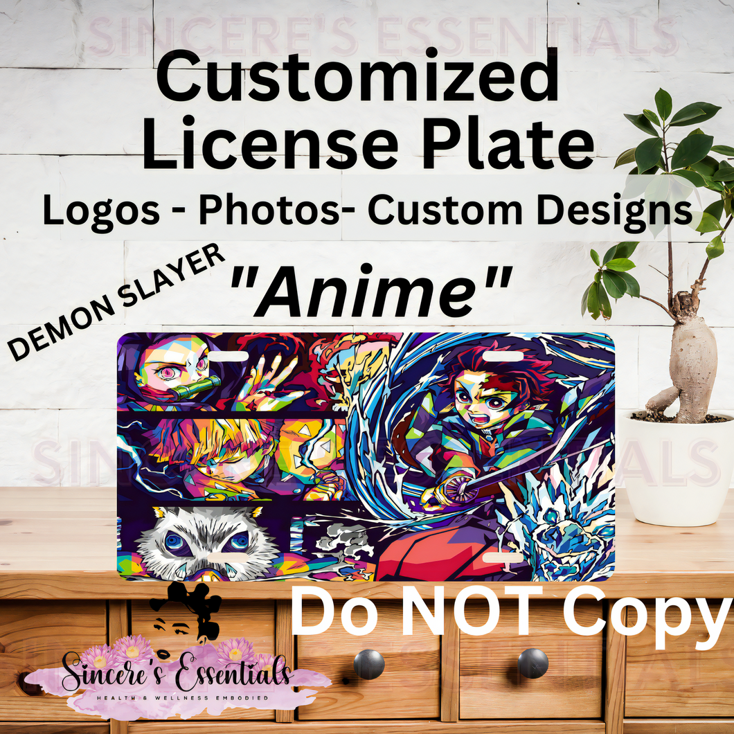 Custom License Plate- 