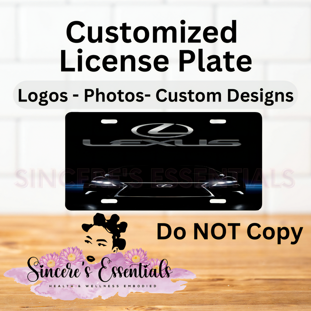Custom License Plate- 