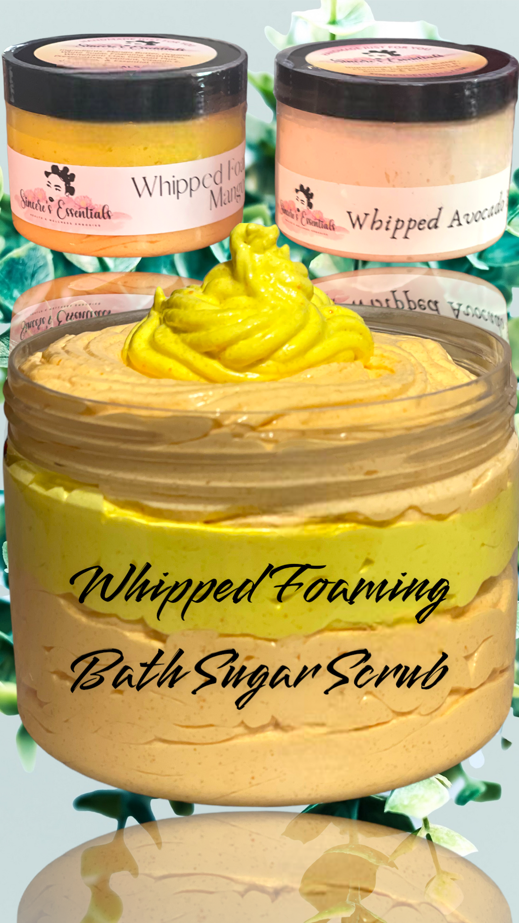 Decadent Whipped Foaming Bath Sugar Scrub 